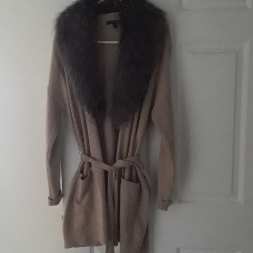 belted sweater